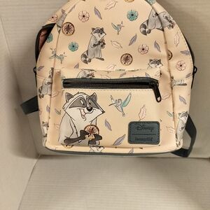 Loungefly Disney Pocahontas Flit & Meeko Floral Mini Backpack
